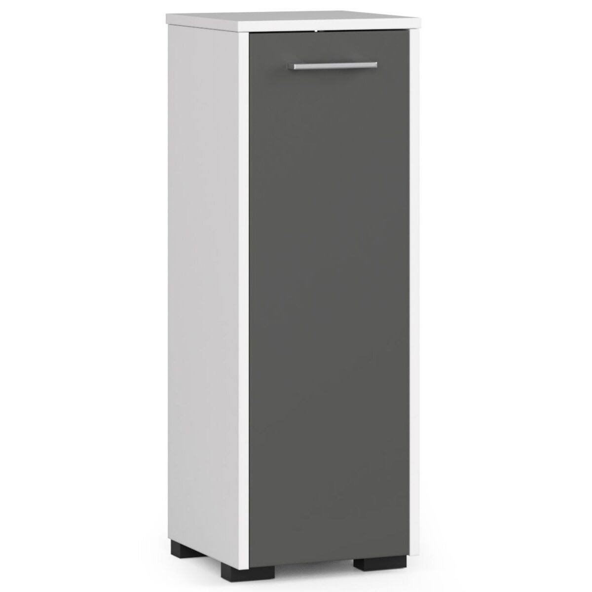 Armario de baño AKORD FIN 30 Blanco/ Gris