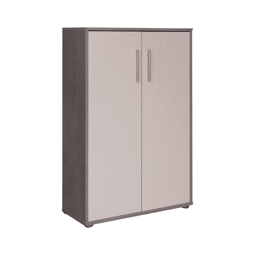 Armário multiuso com 2 portas com efeito madeira Armário multiuso com 2 portas com efeito madeira