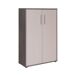 Armário multiuso com 2 portas com efeito madeira 78 Armário multiuso com 2 portas com efeito madeira 78 Gris