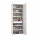 Armário multiuso com 2 portas com efeito madeira 72 Armário multiuso com 2 portas com efeito madeira 72 Blanco