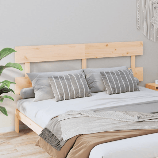 vidaXL Cabeceira de cama 204x3x81 cm pinho maciço vidaXL Cabeceira de cama 204x3x81 cm pinho maciço