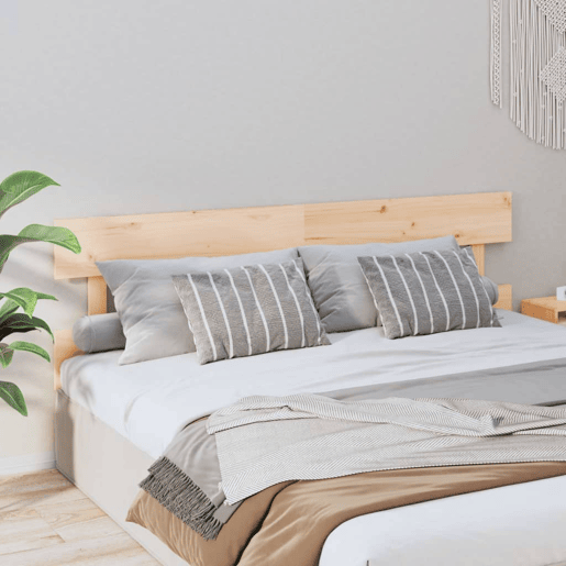 vidaXL Cabeceira de cama 204x3x81 cm pinho maciço vidaXL Cabeceira de cama 204x3x81 cm pinho maciço