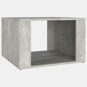 vidaXL Mesa de cabeceira 57x55x36cm derivados madeira cinzento-cimento