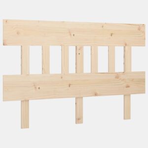 vidaXL Cabeceira de cama 163,5x3x81 cm pinho maciço