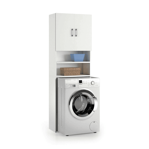 Armário multiuso com 2 portas com efeito madeira Armário multiuso com 2 portas com efeito madeira