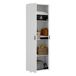 Armário multiuso com 2 portas com efeito madeira Armário multiuso com 2 portas com efeito madeira Blanco