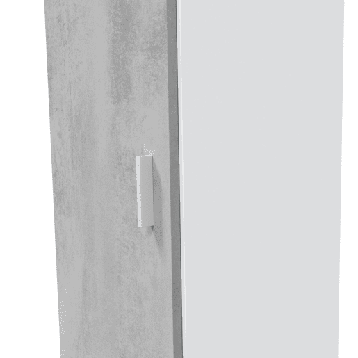 Armário multiuso com 1 porta efeito madeira
