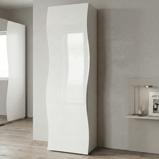 Armário multiuso com 1 porta efeito madeira Armário multiuso com 1 porta efeito madeira