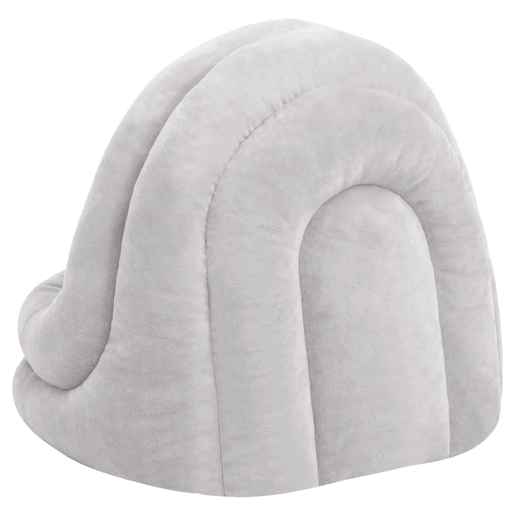 vidaXL Cama para gatos 40x40x35 cm cinzento e cor creme