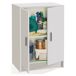 Armário multiuso com 2 portas com efeito madeira Armário multiuso com 2 portas com efeito madeira Blanco