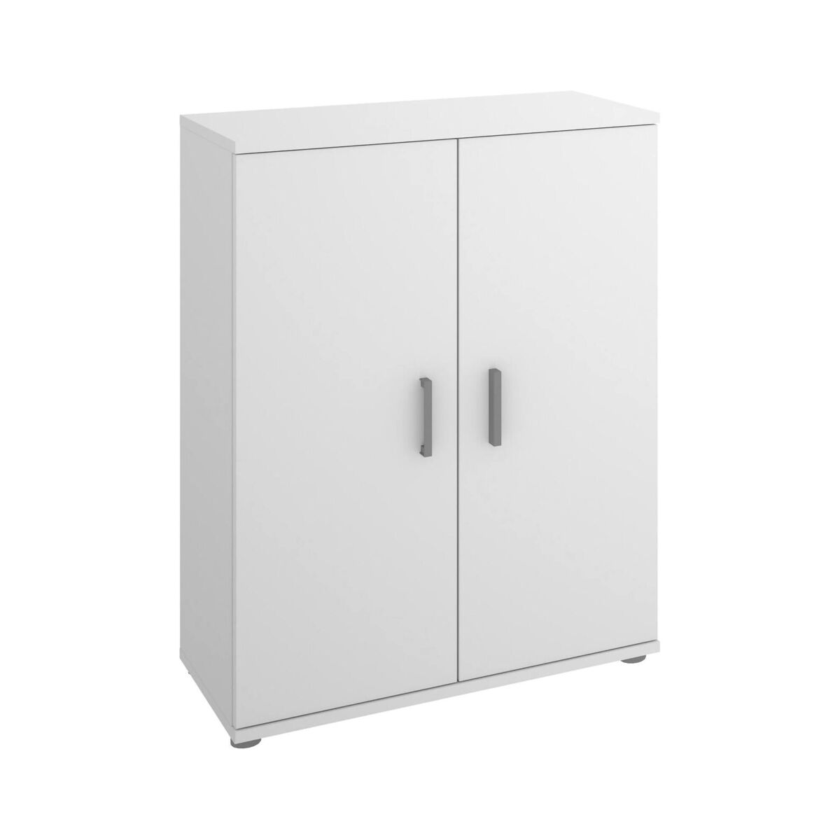Armário multiuso com 2 portas com efeito madeira