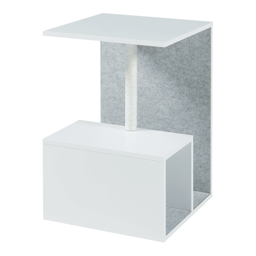 Mesa de apoio para poste de arranhar Masfjorden - Branco en.casa