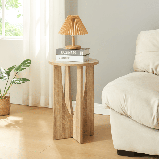 Mesa de apoio Rindal 38x56,5 cm - Efeito carvalho en.casa