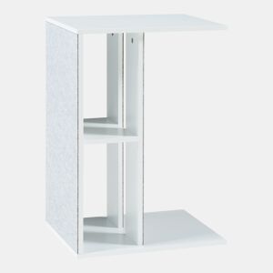 Mesa de apoio para animais de estimação LJUNGBY 58x40x30 cm - Branco en.casa