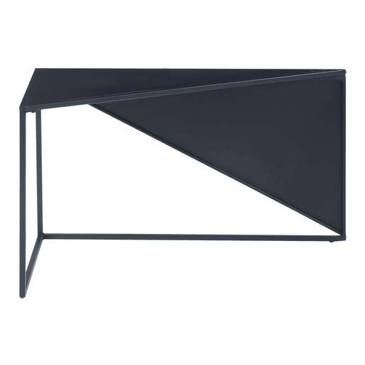Conjunto de 2 mesas de apoio Kungsör em metal 74x36x45 cm - Preto en.casa