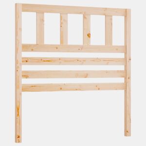 vidaXL Cabeceira de cama 96x4x100 cm pinho maciço