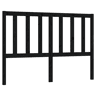 vidaXL Cabeceira de cama 166x4x100 cm pinho maciço preto