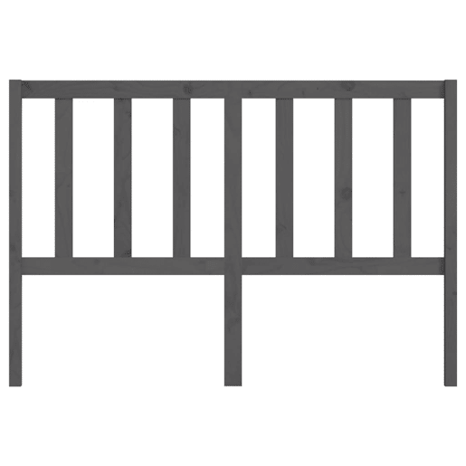 vidaXL Cabeceira de cama 146x4x100 cm pinho maciço cinzento vidaXL Cabeceira de cama 146x4x100 cm pinho maciço cinzento