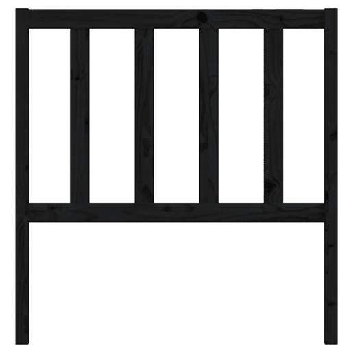 vidaXL Cabeceira de cama 96x4x100 cm pinho maciço preto vidaXL Cabeceira de cama 96x4x100 cm pinho maciço preto