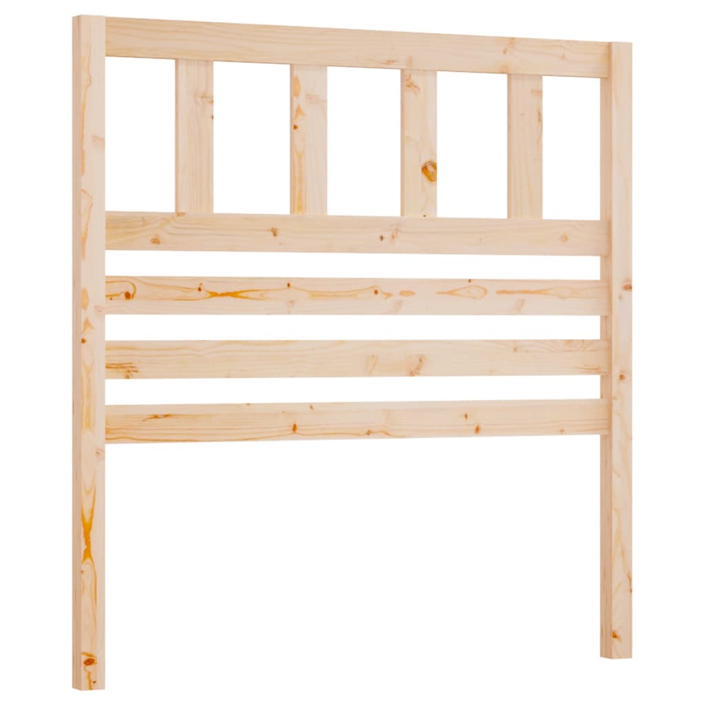 Vidaxl cabecero de cama madera maciza de pino 81x4x100 cm