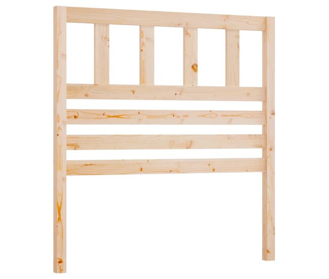 Vidaxl cabecero de cama madera maciza de pino 81x4x100 cm