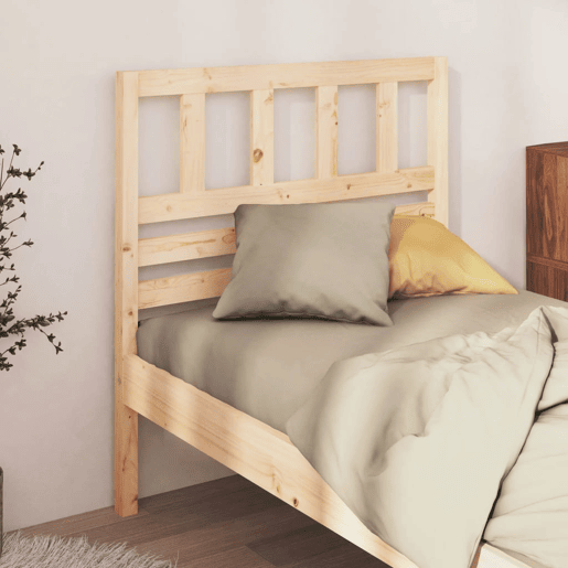 vidaXL Cabeceira de cama 81x4x100 cm pinho maciço