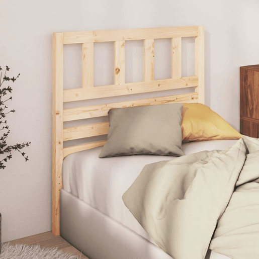 vidaXL Cabeceira de cama 81x4x100 cm pinho maciço