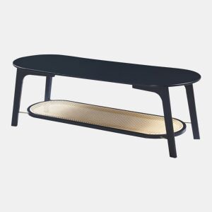 Mesa de centro Taivalkoski 120x43x40cm - PretoRattan en.casa