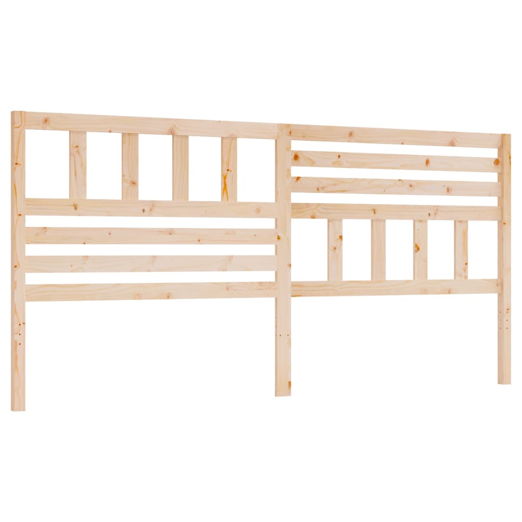 vidaxl cabecero de cama madera maciza de pino 206x4x100 cm