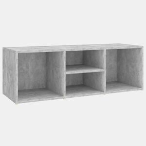 vidaXL Sapateira 105x35x35 cm derivados de madeira cinzento cimento