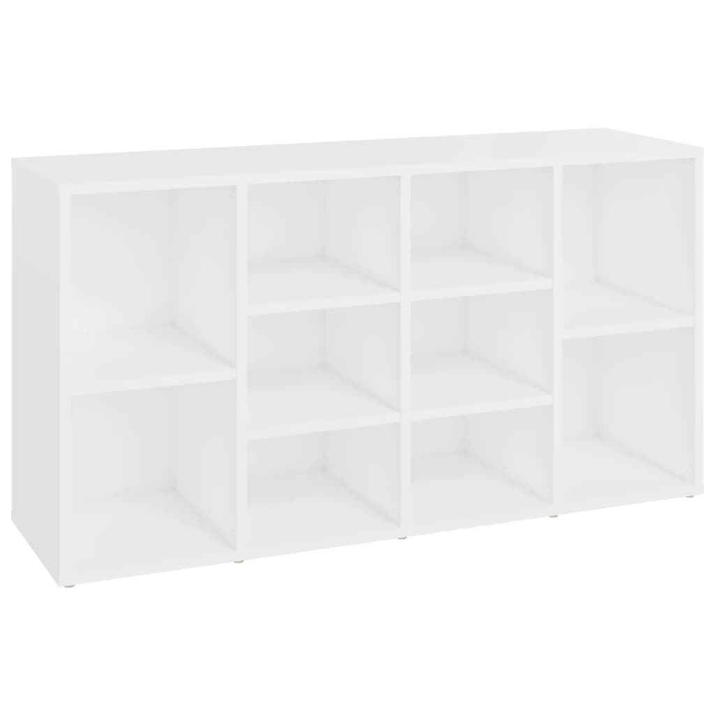 Vidaxl banco zapatero de madera contrachapada blanco 103x30x55 cm