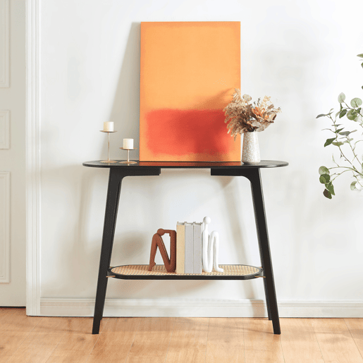 Mesa de consola Taivalkoski 100x35x80cm - PretoRattan en.casa