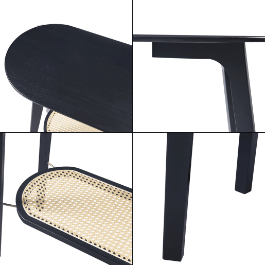 Mesa de consola Taivalkoski 100x35x80cm - PretoRattan en.casa