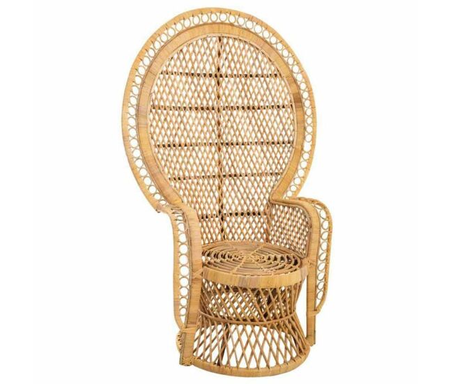 Sillón alexandra house living natural 49 x 140 x 96 cm