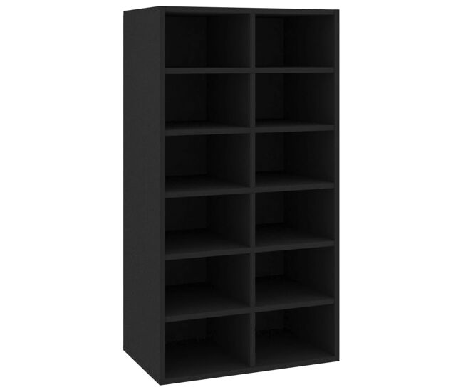 Vidaxl mueble zapatero de madera contrachapada blanco 54x34x100,5 cm