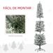Árbol de Navidad Plástico, Metal HOMCOM, hogar - decoración Árbol de Navidad Plástico, Metal HOMCOM, hogar - decoración Verde
