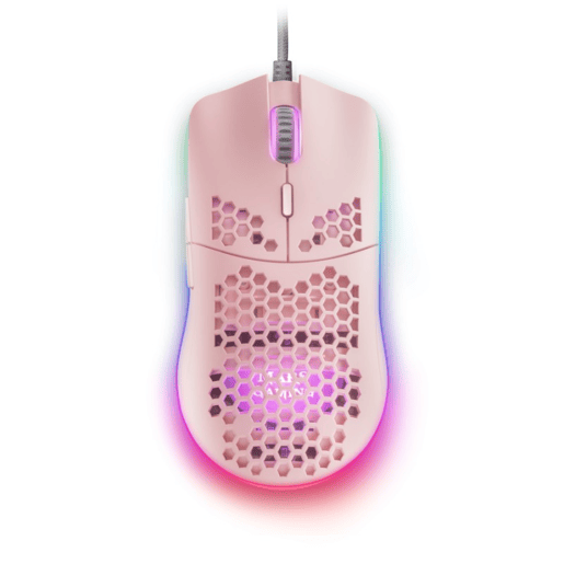 Rato Gaming com LED Mars Gaming MMAX RGB - Cor de Rosa Rato Gaming com LED Mars Gaming MMAX RGB - Cor de Rosa