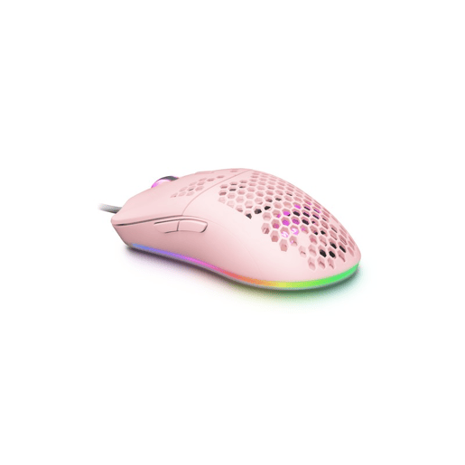 Rato Gaming com LED Mars Gaming MMAX RGB - Cor de Rosa Rato Gaming com LED Mars Gaming MMAX RGB - Cor de Rosa