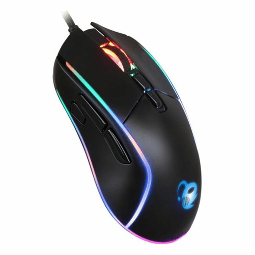 Rato Gaming com LED CoolBox DeepDarth RGB 6400 dpi 30 ips Preto
