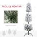 Árbol de Navidad Plástico, Metal HOMCOM, hogar - decoración Árbol de Navidad Plástico, Metal HOMCOM, hogar - decoración Verde