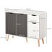 Aparador HOMCOM, hogar - muebles de comedor Aparador HOMCOM, hogar - muebles de comedor Gris