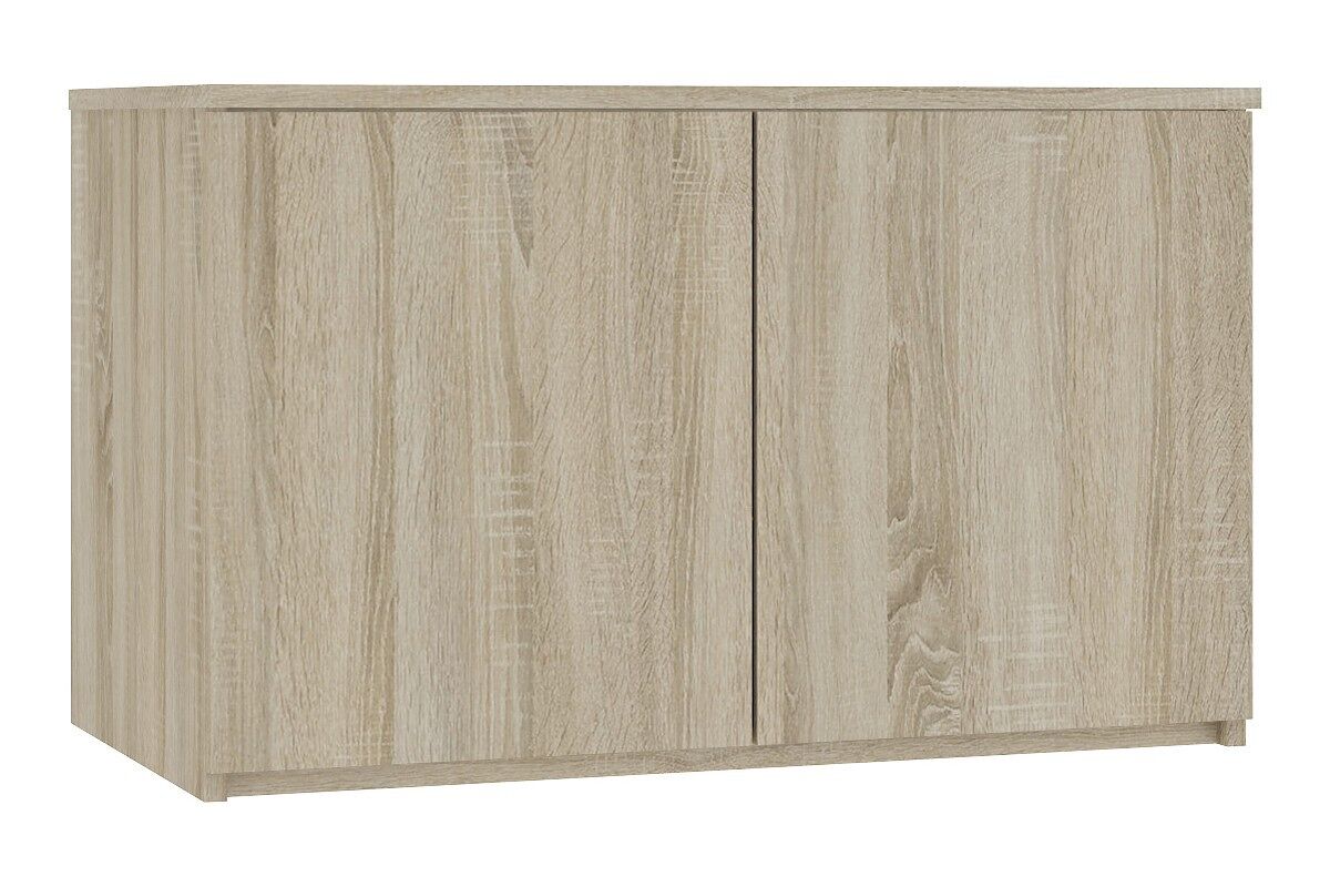 Módulo superior de armario akord s90 roble sonoma 90 cm 2 puertas color roble sonoma mate 2 estantes 90x51x55 cm