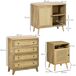 Conjunto para Hogar HOMCOM, hogar - muebles de dormitorio Conjunto para Hogar HOMCOM, hogar - muebles de dormitorio Marrón