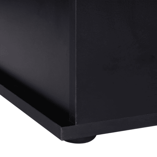 HOMCOM Baú de Arrumação, Banco de Armazenamento 100x40x40 cm, com Dobradiça de Segurança, Estilo Moderno, para Corredor, Quarto, Sala de Estar, Preto