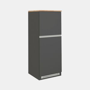 Cozinha com despensa com efeito madeira