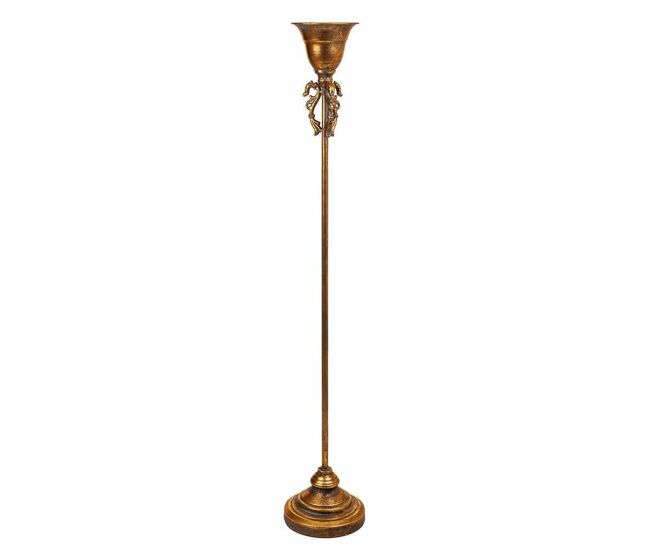 Candelabro alexandra house living dorado hierro 17 x 100 x 17 cm