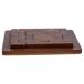 Juego de rompecabezas en zigzag de madera Juego de rompecabezas en zigzag de madera Marrón