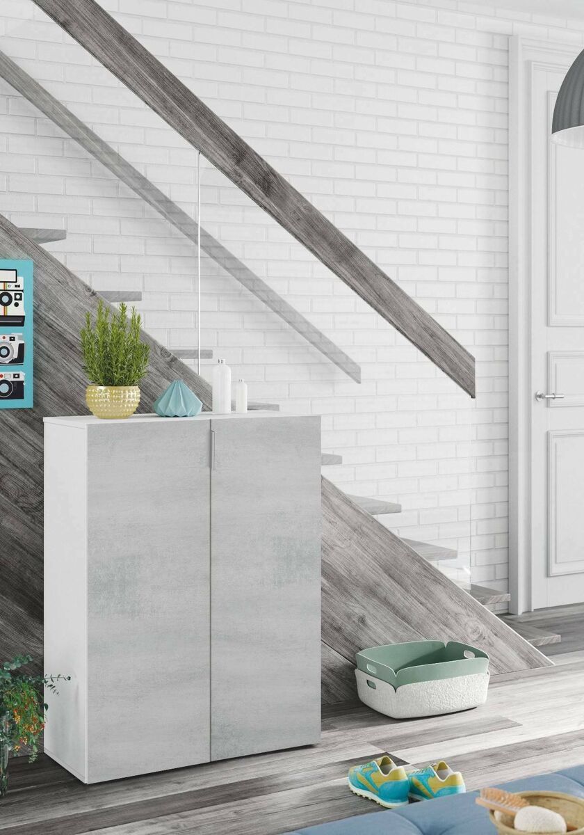 Sapateira com efeito madeira