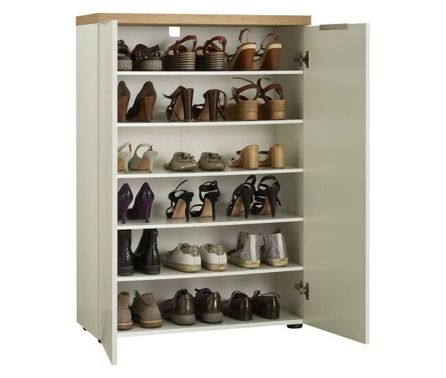 Zapatero para 21 pares en madera melamina