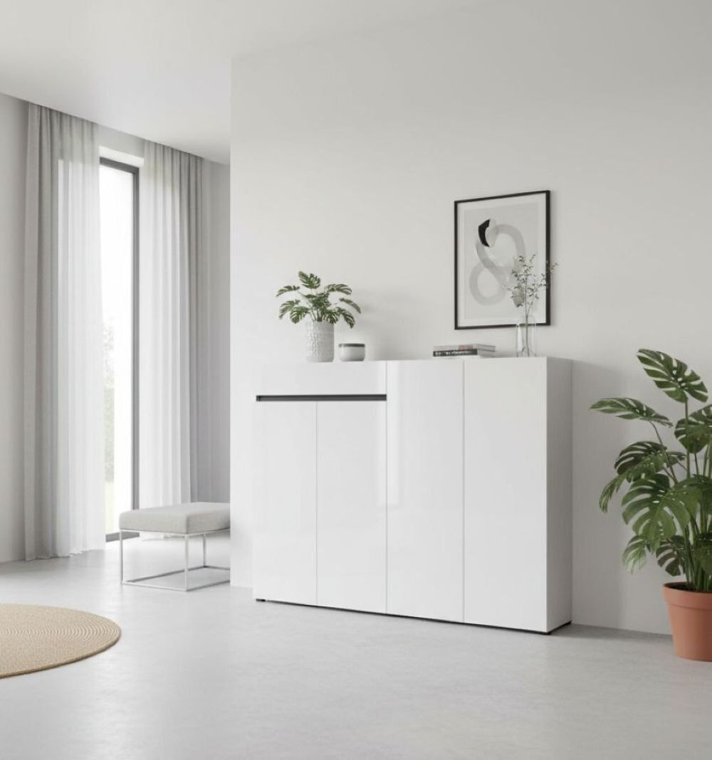 Sapateira com efeito madeira